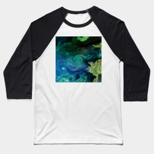 Marine phytoplankton bloom, Finland, 2018 (C042/0027) Baseball T-Shirt